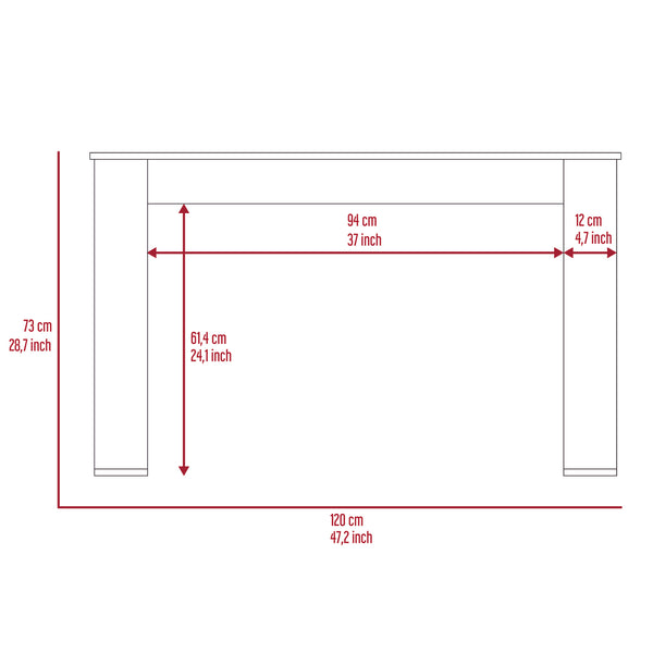 English Elm Aurora Smokey Oak Writing Computer Desk – Ergonomic Compact 47.5" x 23.6" Workstation for Home OfficeAurora Smokey Oak Writing Computer Desk – Ergonomic Compact 47.5" x 23.6" Workstation for Home Office B128P148660