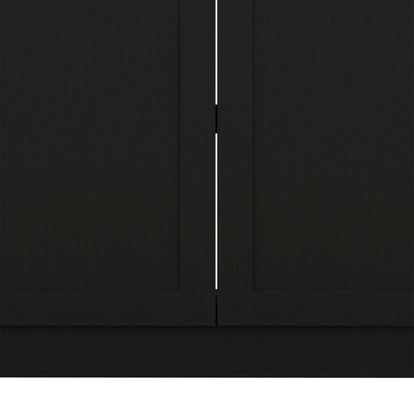 English Elm Zurich Black Cabinet Set with Stainless Sink & Single-Hole Faucet, Shaker Doors, 2 Shelves B200S00399