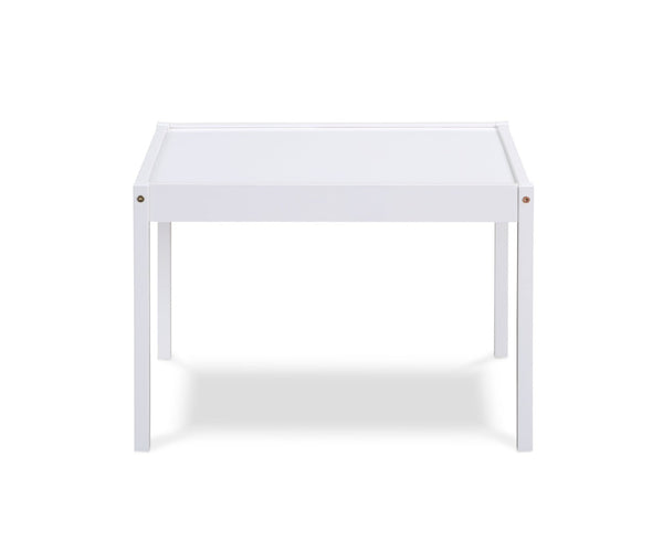 English Elm Della Solid Wood Kids Table and Chair Set for Playroom Crafts Farmhouse Style White B022P174731