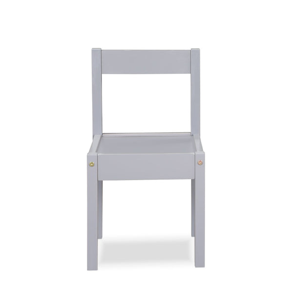 English Elm Gibson Dry Erase Activity Table and Chair Set for Kids Creative Play Gray B022P174725