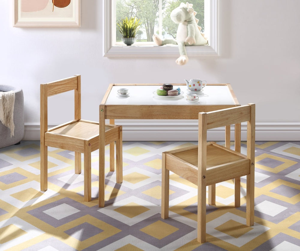 English Elm Gibson Dry Erase Solid Wood Kids Table and Chair Set for Playroom Creative Fun B022P174726