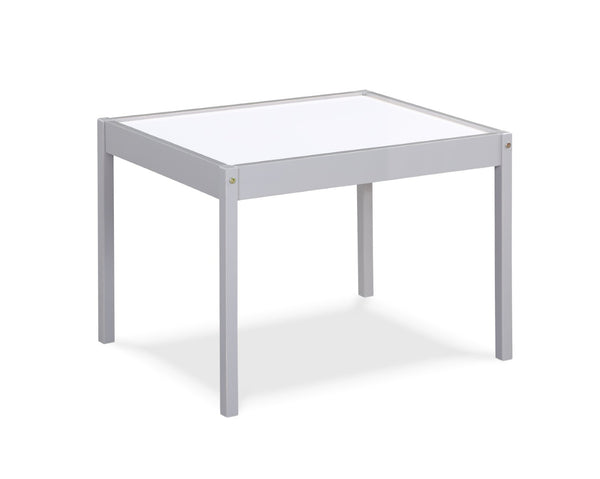 English Elm Gibson Dry Erase Activity Table and Chair Set for Kids Creative Play Gray B022P174725