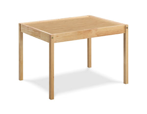 English Elm Della Solid Wood Kids Table and Chair Set for Playroom Crafts Farmhouse Style Natural B022P174730