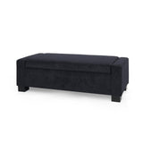 Christopher Knight Home® - Noble House - - 50" Ottoman Bench In Textured Fabric, Rectangular Design With Hinged Lid For Seating, Footrest, And Hidden Storage, Perfect For Living Room, Bedroom, Or Entryway