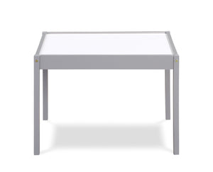 English Elm Gibson Dry Erase Activity Table and Chair Set for Kids Creative Play Gray B022P174725