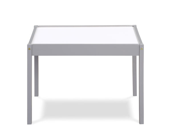 English Elm Gibson Dry Erase Activity Table and Chair Set for Kids Creative Play Gray B022P174725