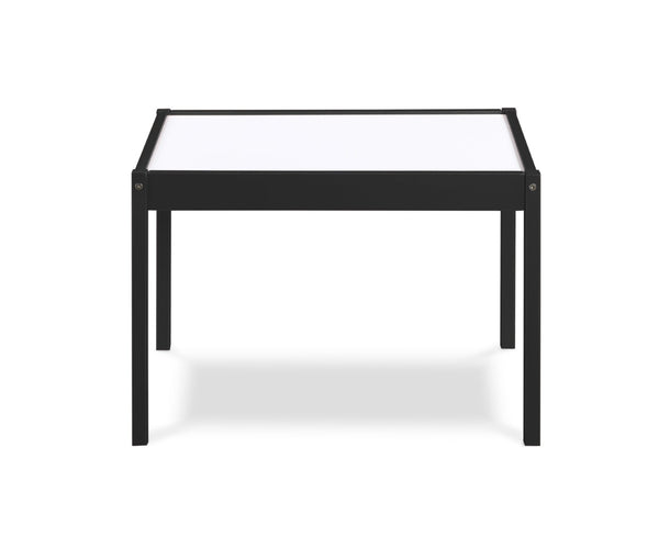 English Elm Gibson Dry Erase Activity Table and Chair Set for Kids Creative Play Black B022P174727