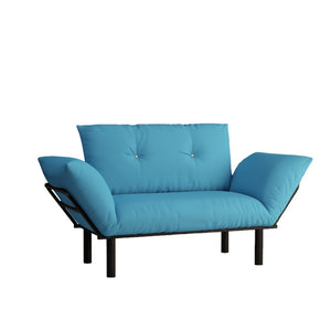 English Elm Ada Love Seat, Turquoise