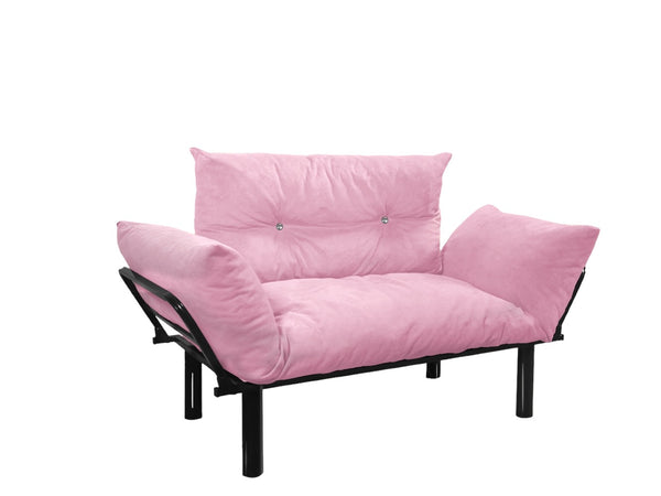 English Elm Ada Love Seat, Pink