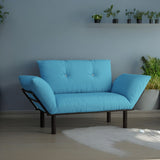 English Elm Ada Love Seat, Turquoise