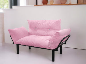 English Elm Ada Love Seat, Pink