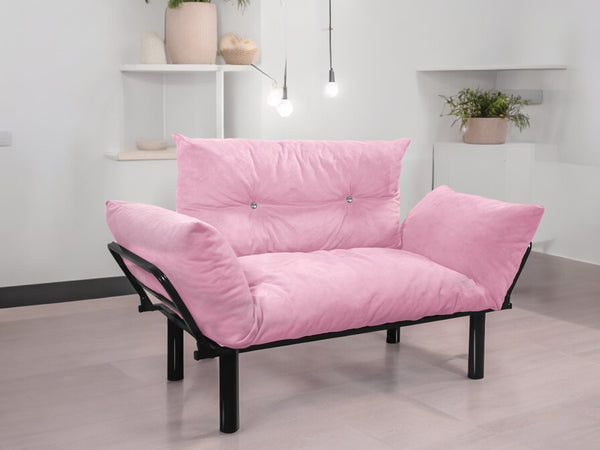 English Elm Ada Love Seat, Pink