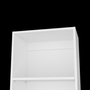 English Elm White Slim 5-Shelf Bookcase - Contemporary Vertical Storage Solution For Modern Spaces & Décor B062P175814-GIGA