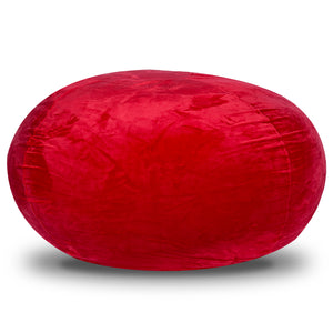 English Elm Minky Velvet Bean Bag Chair - 3Ft Plush Lounge Seat For Kids & Adults, Washable Cover, Cozy Comfort B181P178144