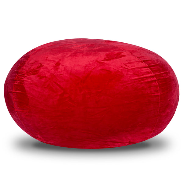 English Elm Minky Velvet Bean Bag Chair - 3Ft Plush Lounge Seat For Kids & Adults, Washable Cover, Cozy Comfort B181P178144