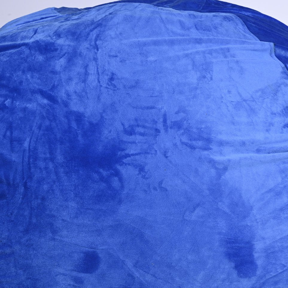 English Elm Minky Velvet Bean Bag Chair - 4Ft Plush Lounge Seat For Kids & Adults, Washable Cover & Soft Comfort B181P178155
