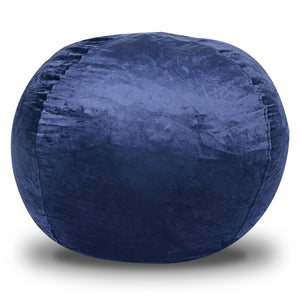English Elm Minky Velvet Bean Bag Chair - 5Ft Plush Lounge Chair For Kids & Adults, Washable Cover, Comfy Design B181P178158