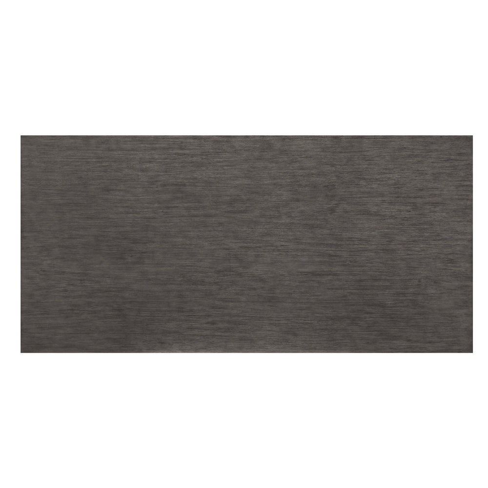 English Elm Modern Gray Counter Height Table with Built-In Shelves, Wire-Brushed Acacia Veneer, 60" x36.5" Durable Design B011P178537