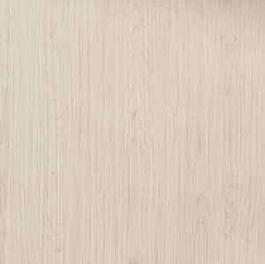 English Elm Modern Antique White & Rosy Brown Counter Height Table with Built-In Bookcase Wire-Brushed Acacia Veneer 60" B011P178538