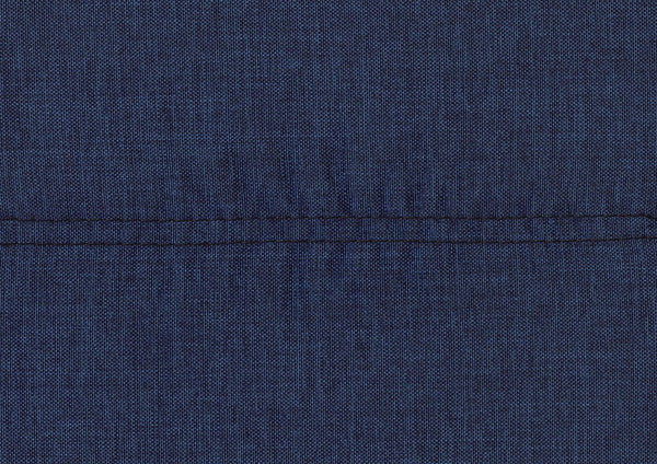 English Elm Blue Fabric Upholstered Daybed with Pull-Out Trundle, Nailhead Trim, Wood Frame, Twin Sleep Solution B011S00875