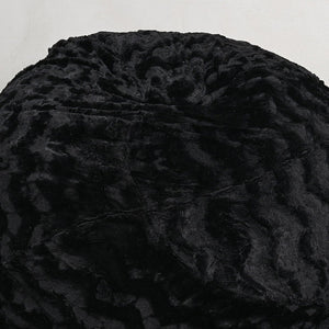 English Elm Faux Fur Bean Bag Chair - 5Ft Luxurious Lounger For Kids & Adults, Soft Washable Cover, Cozy Comfort B181P178989