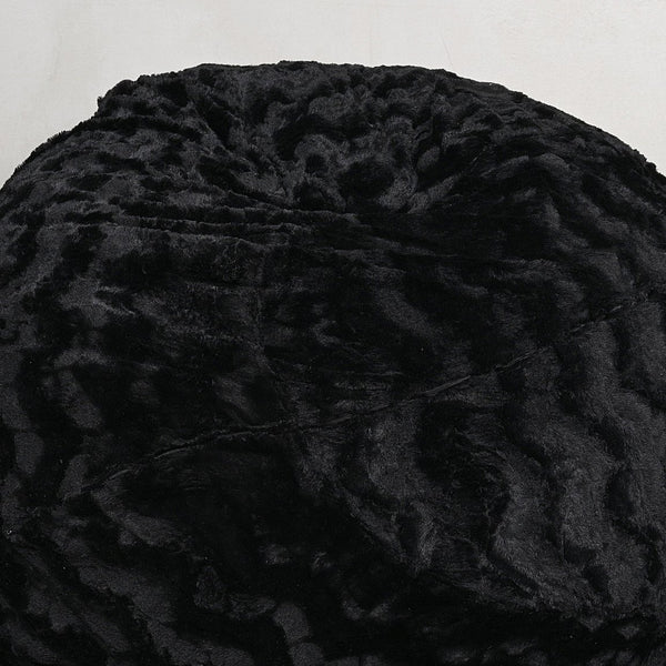 English Elm Faux Fur Bean Bag Chair - 5Ft Luxurious Lounger For Kids & Adults, Soft Washable Cover, Cozy Comfort B181P178989