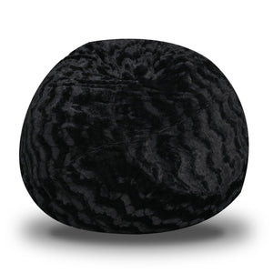 English Elm Faux Fur Bean Bag Chair - 5Ft Luxurious Lounger For Kids & Adults, Soft Washable Cover, Cozy Comfort B181P178989