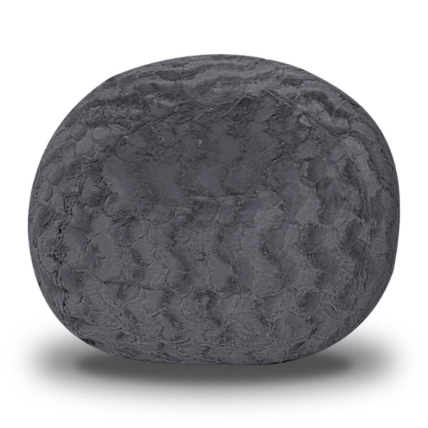 English Elm Faux Fur Bean Bag Chair - Cozy 4Ft Lounger For Kids & Adults, Easy-Clean Cover, Plush Comfort! B181P178985