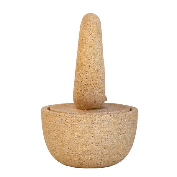 English Elm 21.7x21.7x34.3" Two Tier Cement Outdoor Fountain with Built-in Light and Recirculating Pump W2078S00012