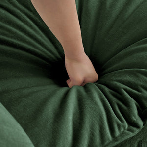 English Elm Sofa Set Of 2 Modern Green Chenille Couch, Versatile 2+3 Seater For Stylish Living Room Spaces W714S00460-GIGA