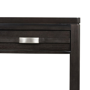 English Elm 48x19x29.5" Oak Veneer Console Table Two Drawers Open Shelf Entryway Accent W2078P179683
