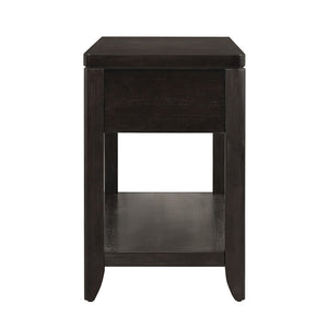 English Elm 48x19x29.5" Oak Veneer Console Table Two Drawers Open Shelf Entryway Accent W2078P179683