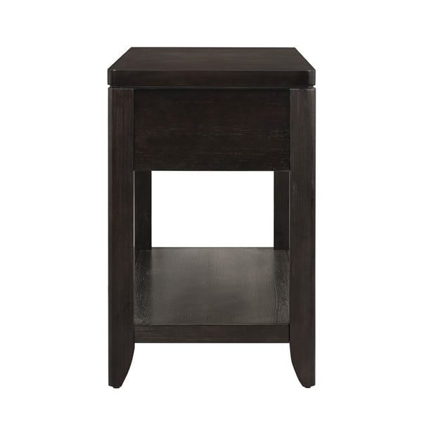 English Elm 48x19x29.5" Oak Veneer Console Table Two Drawers Open Shelf Entryway Accent W2078P179683