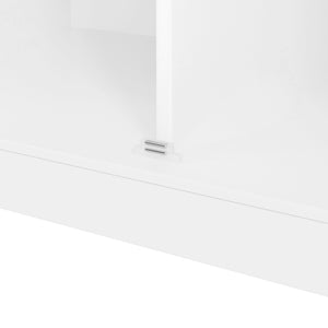 English Elm Topmax Freestanding Pantry Cabinet with Drawers Adjustable Shelves Kitchen White N717S000046K