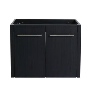 English Elm 24 Inch Wall Vanity Cabinet Only BVB09124BCT — 24" Modern Soft-Close Bathroom Base, Eco Plywood, Water-Resistant Finish W999P174656