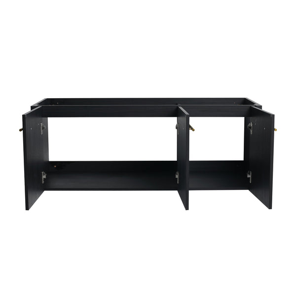 English Elm 48 Modern 48 Inch Wall Vanity Cabinet Only (No Sink) Soft-Close Doors, Water-Resistant Plywood Finish BVB09148BCT W999P174663