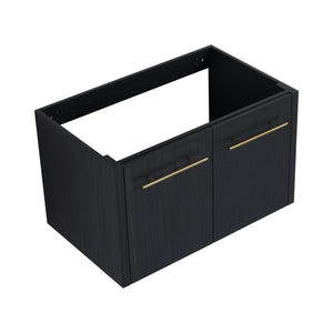 English Elm 30 30 Inch Wall-mounted Bathroom Vanity Cabinet Only – Eco Plywood, Scratch & Water-Resistant Melamine, Soft-Close Doors, Modern Design, BVB09130BCT W999P174659