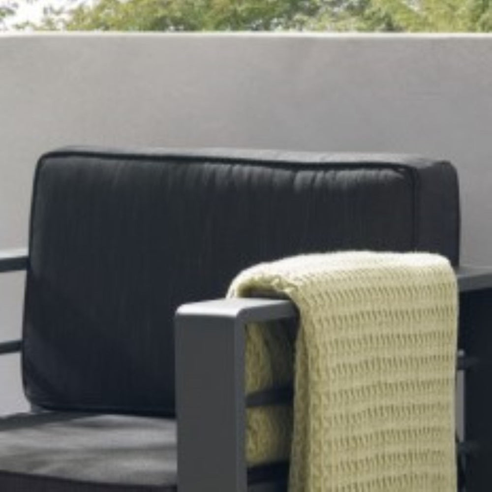 English Elm Cape Coral Outdoor Chair Cushion Set Weather Resistant Foam Patio Seat Support CUSHION SET56347.00GRY