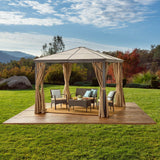 Christopher Knight Home® Aluminum Gazebo 10x10 Ft.  - Aruba