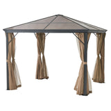 Christopher Knight Home® - Noble House - - Aruba Aluminum 10 X 10 Ft. Gazebo