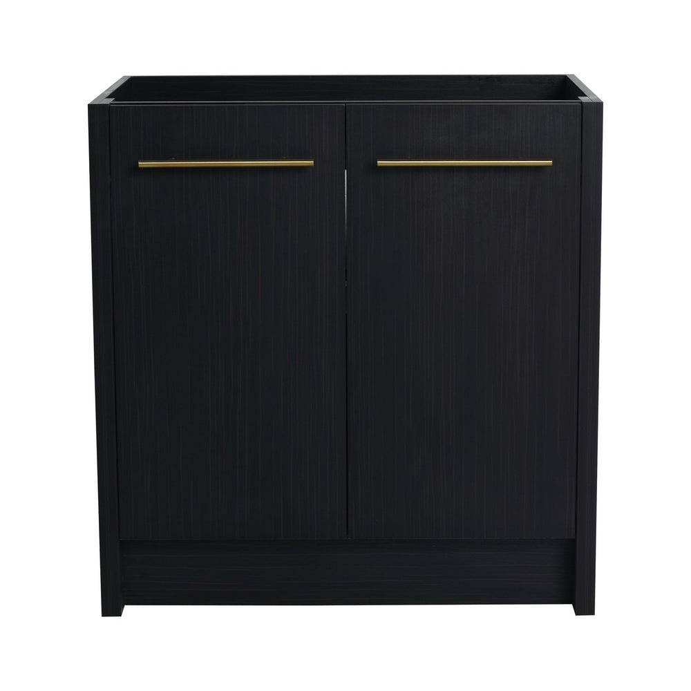 English Elm 30 Inch Freestanding Bathroom Vanity Cabinet BVB09230BCT - Soft-Close Doors, Eco Plywood, Water-Resist Finish W999P182011