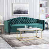 Christopher Knight Home® - Noble House - - Mirod Comfy 3-Seat Sofa With Wooden Legs, Retro Style For Living Room