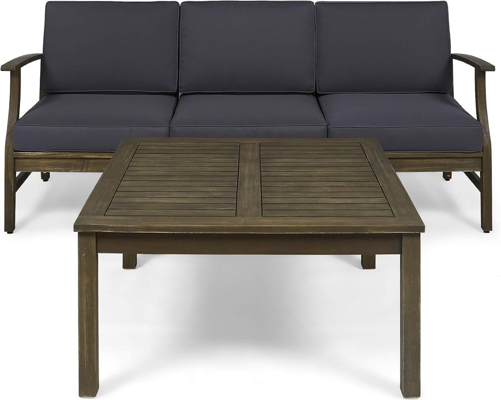 English Elm Perla Armless Accent Chair Tailored Low Profile Upholstered Seat for Living Room 58941.00L-M-RGDGRY-59098.00GRY