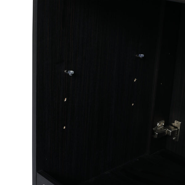 English Elm 60 Inch Freestanding Bathroom Vanity With Modern Resin Sink, Soft-Close Doors & Ample Storage Space W999S00299