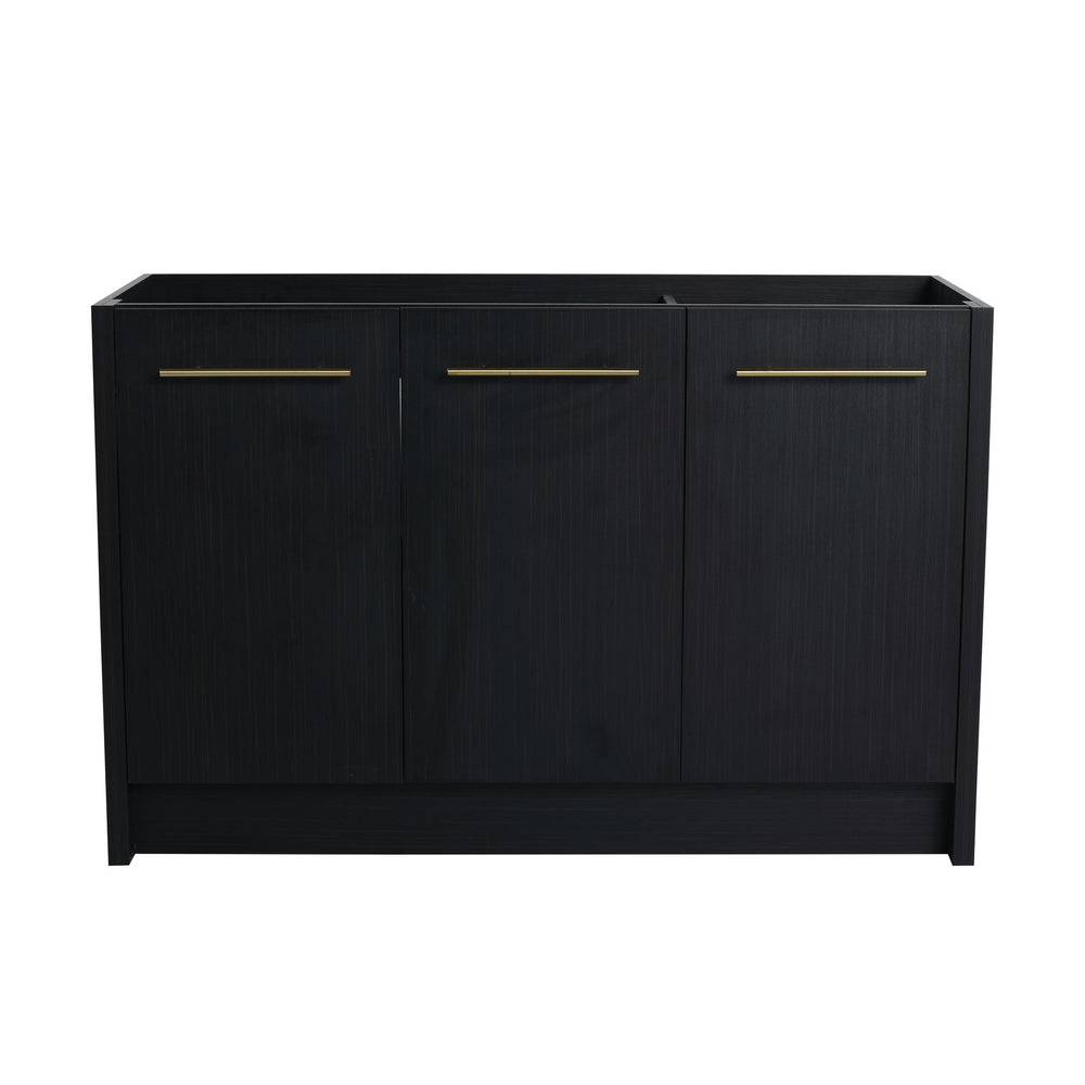 English Elm 48 Inch Freestanding Bathroom Vanity Cabinet, 48" Modern Soft-Close Doors, Water-Resistant Plywood Finish W999P182014