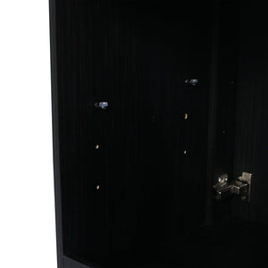 English Elm 30 Inch Freestanding Bathroom Vanity With Modern Resin Sink & Soft-Close Doors For Easy Storage W999S00178