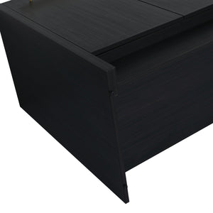 English Elm 30 Inch Freestanding Bathroom Vanity With Modern Resin Sink & Soft-Close Doors For Easy Storage W999S00178