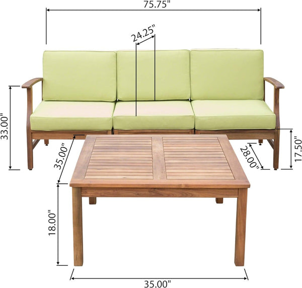 English Elm Perla Armless Accent Chair Tailored Low Profile Upholstered Seat for Living Room 58941.00L-M-RGRN-59098.00