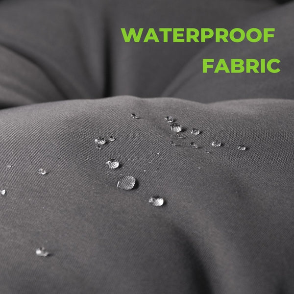 English Elm Outdoor Egg Hanging Chair With Stand – Stylish Wicker Swing For Indoor & Outdoor Relaxation Bliss W2500P167885-GIGA