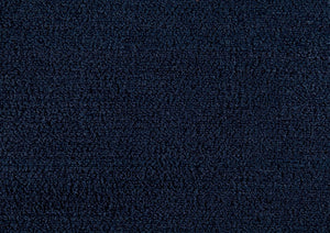 English Elm Mid-Century Curved Channel-Tufted Accent Chair with Textured Chenille Upholstery and Wood Legs, Stylish Living Room Seat Blue 29.75 L x 26.5 W x 24.5 H B011P182507